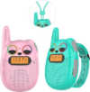Qniglo Walkie Talkies for Kids, 3 Miles Long Range 22 Channels 2 Way Radio for Boys Girls Ages 3-12, Walkie Talkies for Outdoor Camping Hiking, Easter/Birthday Presents for 4 5 6 7 8 Year Old
