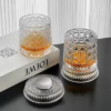 TARNORLER Rotating Whiskey Cup With Led Lamp Holder