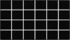 ABCarpet Classroom Rug with 24 Seats Black and White Grid 7’6’‘ x 13’1‘’ – Nylon Stain Resistant Carpet for Elementary School, Daycare, Preschool – Non Slip Washable Seating Rug with Individual Spots