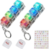 Keyboard Fidget Toy, Keyboard Fidget with LED Lights (2-Pack)
