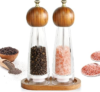 E-ROOM TREND Acacia Wood Salt and Pepper Grinder Set