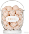 Chicken Egg Basket for Gathering Fresh Eggs, Wire Egg Collecting Basket