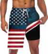 Goodstoworld Men’s Funny Swim Trunks with Compression Liner 2 in 1 Quick-Dry 9″ Stretch Shorts with Three Pockets