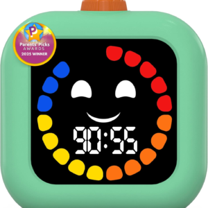 Digital Visual Timer for Kids – Rechargeable, Silent Count Up/Down for Calmer Routines – 99 Min Countdown Kids Timer for Classroom, Home & Therapy – Builds Focus & Independence
