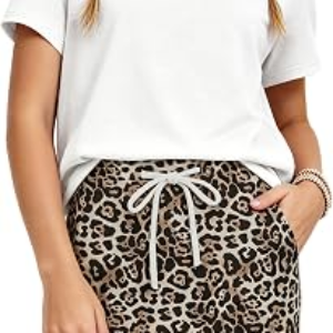 XMWEALTHY Girls Summer Outfits Skirt Set