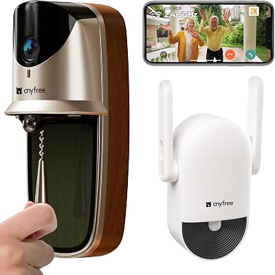 ANYFREE Solar Doorbell Camera