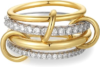FIMHUT Gold Stackable Rings for Women