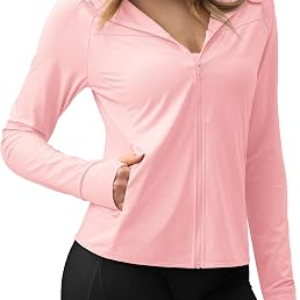 AVGO Womens UPF 50+ Workout Jacket