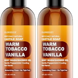 FLOWHYET Natural Tobacco Vanilla Castile Soap