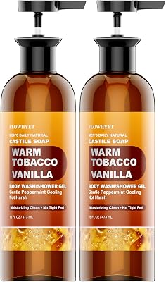 FLOWHYET Natural Tobacco Vanilla Castile Soap