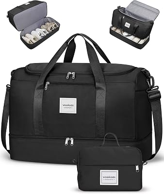 WOOMADA 2Pcs Large Travel Duffle Bag