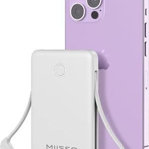 MIISSO 6000mah Ultra Slim Power Bank