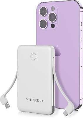 MIISSO 6000mah Ultra Slim Power Bank