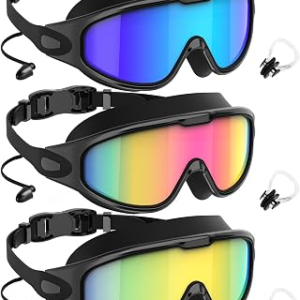 NSSIW 3 Pack Swim Goggles Adult
