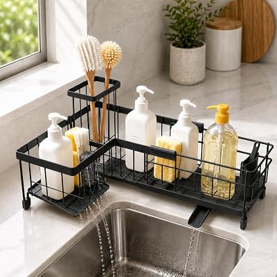 NEACLYNN Expandable Kitchen Sink Caddy