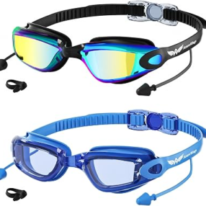 AZUREWINGS 2 Pack Swimming Goggles