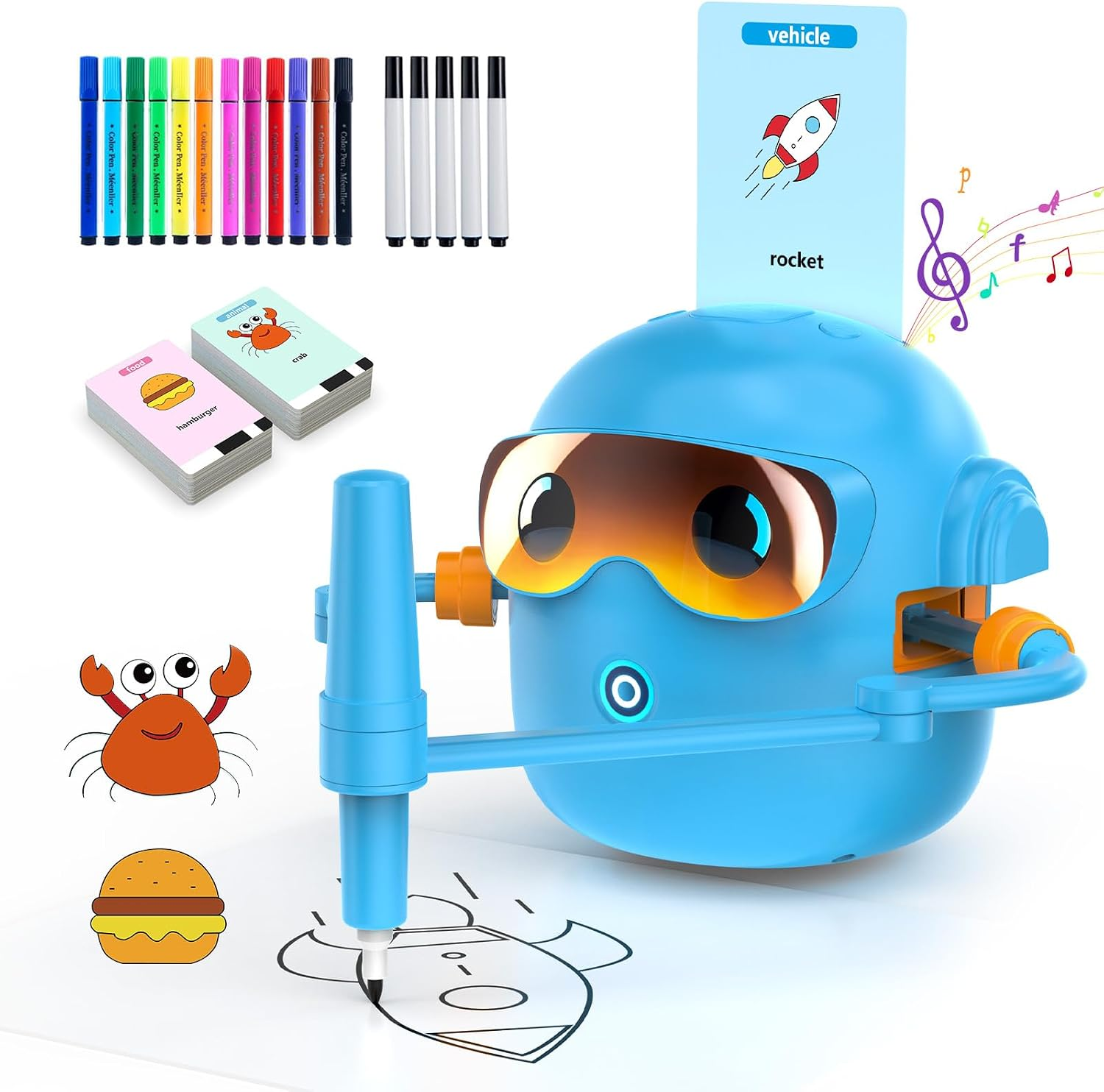 Smart Voice Interactive Drawing Robot, Educational Toy for Kids 3-8