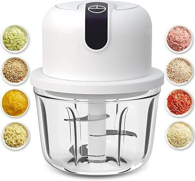 LVSENLIN 1.5 Cups Electric Garlic Chopper
