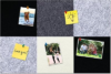 Square Felt Cork Bulletin Board Tiles, Self Adhesive DIY Felt Pin Board for Wall 30″ x 20″ with 35 Pushpins for Office School Home Wall Decor Stickers Memos Photos Display (Gradual Grey)
