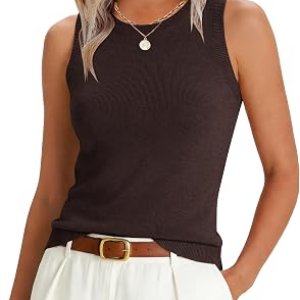 ANRABESS Sleeveless Sweater Tops