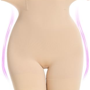 SIMIYA Shapewear Tummy Control Shorts for Women, 5-IN-1 Body Shaper High Waisted Girdle Boyshort Slip Short for Under Dresses