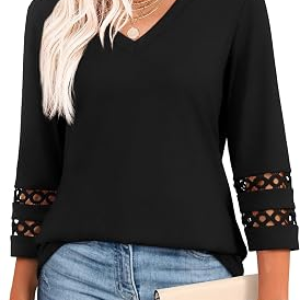 XIEERDUO Womens Lace Tops