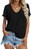 MAOECO Women V Neck T Shirts
