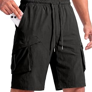 CRASTIMO Hiking Cargo Shorts