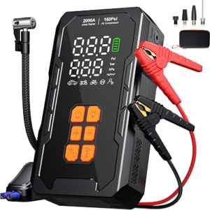 Jump Starter with 160PSI Air Compressor