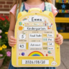 CHRIS.W First Day of School Sign