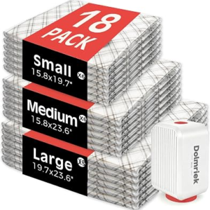 DOLMRIEK 18 Pack Vacuum Seal Bags