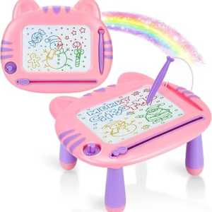 Toddler Toys,Toys for 3-4 Year Old Girls,Magnetic Drawing Doodle Board for Toddler 3,Learning Educational Baby Kids Toy for 3 4 5 6 Year Old Girl,Christmas Birthday Gifts