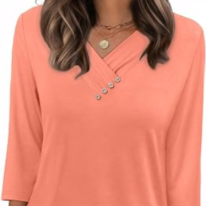 Sampeel Womens Button Down Shirt