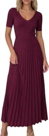 PRETTYGARDEN Womens Midi Sweater Dresses