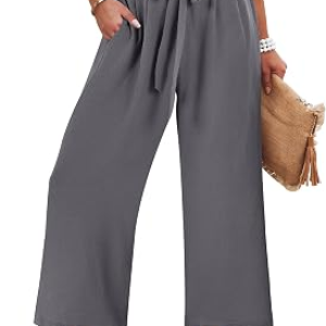 Caracilia Womens Wide Leg Pants