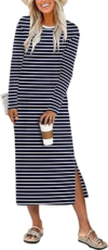 ANRABESS Long Sleeve Midi Dresses