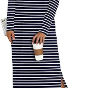 ANRABESS Long Sleeve Midi Dresses