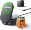 LISEN Qi2.2 25W 3 in 1 Charging Station
