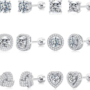6 Pairs Stud Earrings