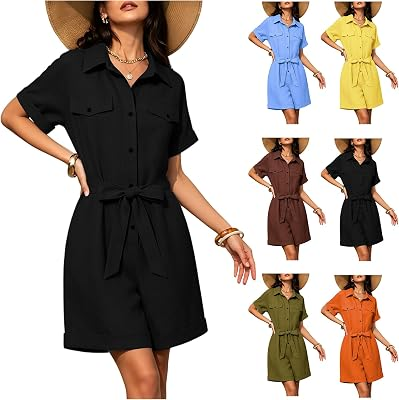 ZWRXW Women Summer Rompers