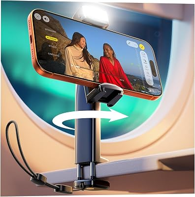 LISEN Airplane Phone Holder with Light
