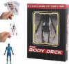 The Body Deck Playing Cards, 3D Transparent Human Anatomy Design, Educational Card Game, Waterproof Cards with Skeleton Illustrations