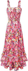 GRACE KARIN Floral Boho Dress