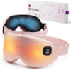 AZANG 100% Silk Wireless Heated Eye Mask