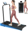 3 in 1 Under Desk Treadmill with Incline, Walking Pad for Home & Office, Portable Treadmill with Handrail, Remote Control & LED Display, Compact Running Machine, 300 lbs Capacity