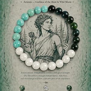 RAICEGS Greek Mythology Crystal Bracelet