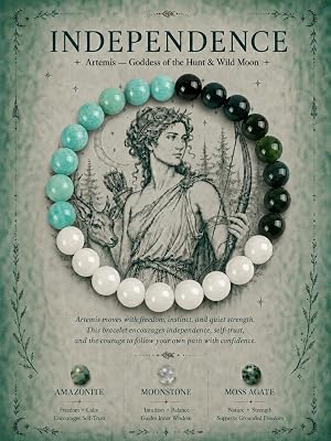 RAICEGS Greek Mythology Crystal Bracelet