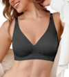 DEANGELMON Womens Wireless V Neck Comfort Bra