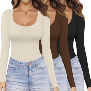 Ekouaer Womens Tops –3 Pcs