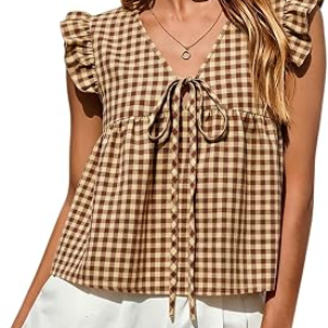 QESULK Women’s Peplum Tops